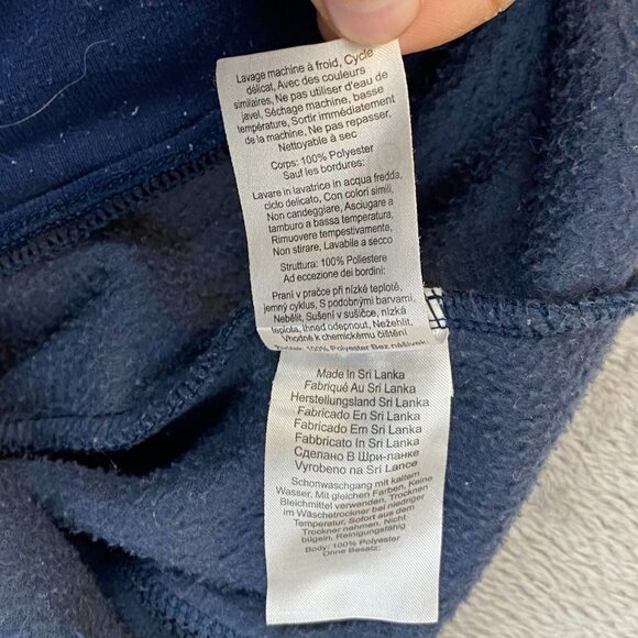 Columbia Men's Fleece Jacket Large Navy Blue Full-Zip Stand Collar Outdoors - Picture 11 of 13